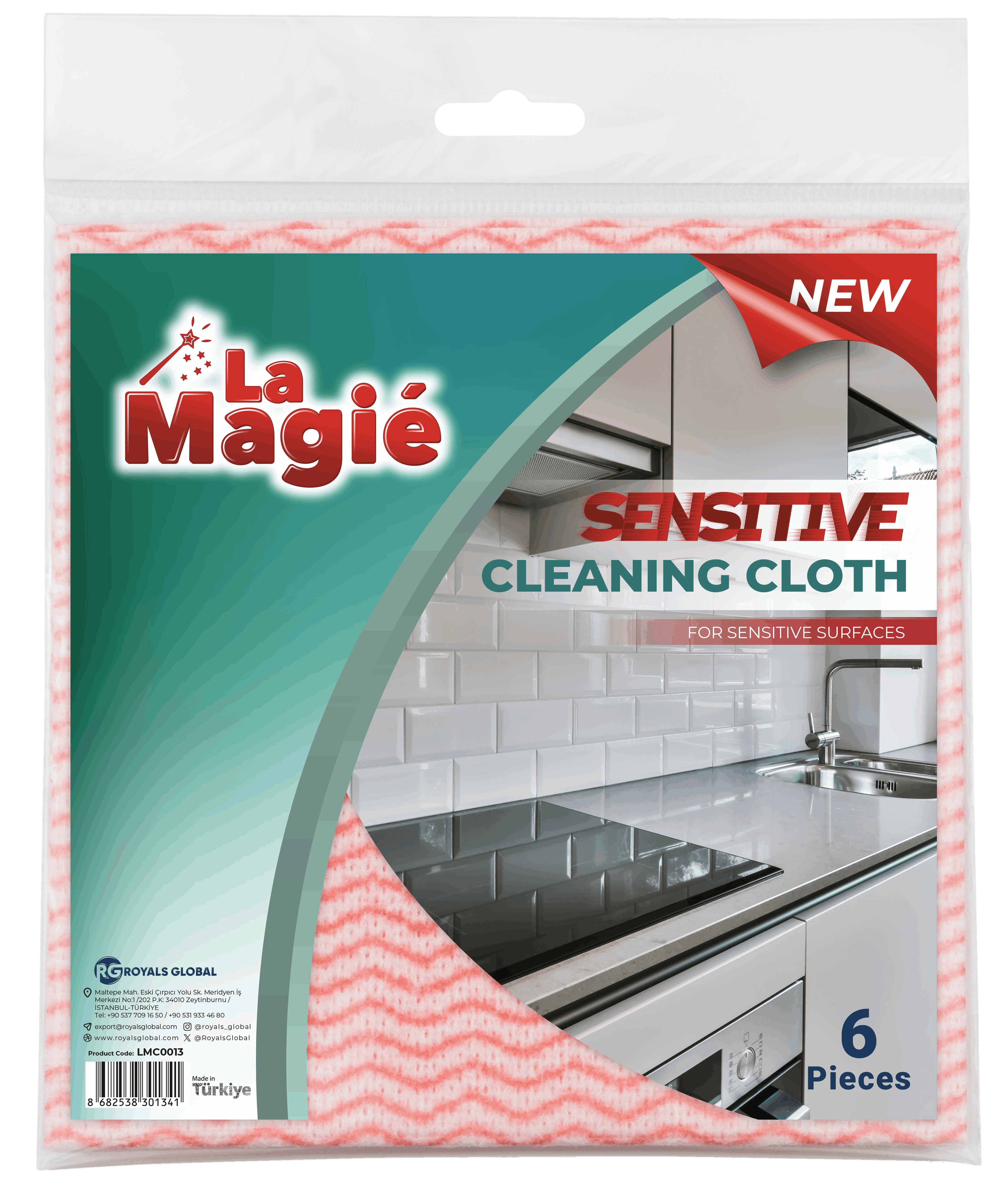 LA MAGIÉ SENSITIVE CLOTH 6 PIECES